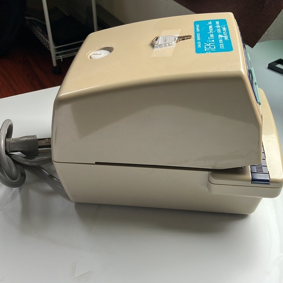 Used Amano NS-5000 electric time stamp w/original key. Works great! - Picture 8 of 10